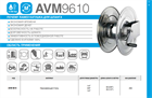 Катушка ручная AVM9610 AVM9610