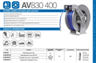 Катушка автоматическая AV830 400 AV830 400
