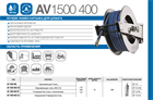 Катушка автоматическая AV1500 400 AV1500 400 - фото 5212 Катушка автоматическая AV1500 400 AV1500 400 - фото 5212