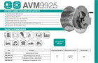 Катушка RAMEX ручная AVM 9925 AVM 9925