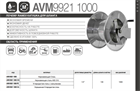 Катушка RAMEX ручная AVM9921 1000 AVM 9921 1000