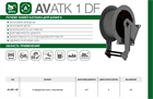 Катушка RAMEX автоматическая AVATK 1 DF AVATK 1 DF